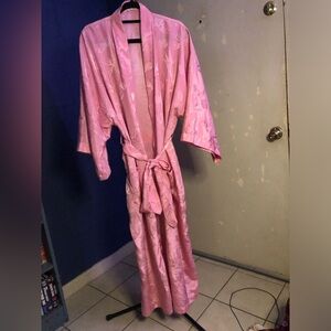 Dragon Silk pink robe (hangzhou china)